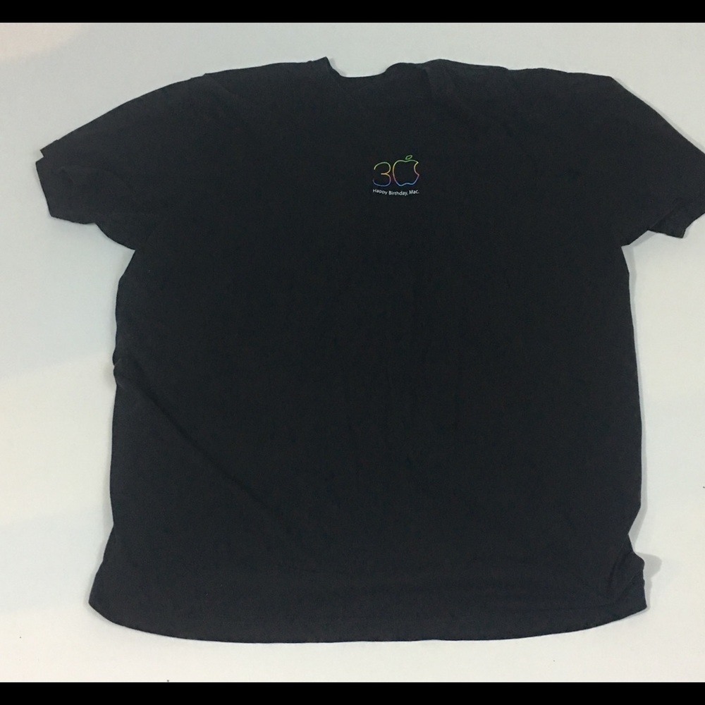 Happy Birthday Mac tee shirt 2XL Black